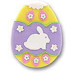 Lavender Easter Egg Personalized Easter Ornament