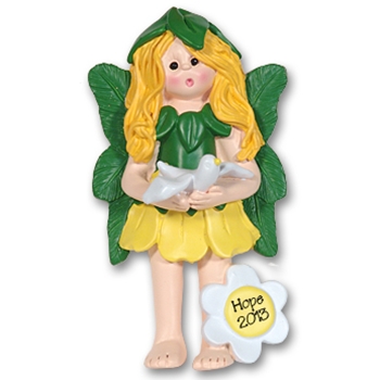 RESIN<br>Hope the Forest Fairy<br>Personalized Ornament