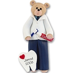 Belly Bear Dentist<br>Personalized Ornament