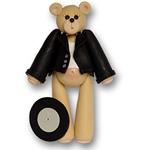 Belly Bear 50's Boy Personalized Christmas Ornament - ON SALE!