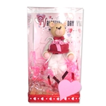 Belly Bear Sweetheart Boy Valentine Figurine in Gift Box