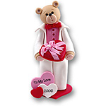 Belly Bear Sweetheart Boy Valentine Figurine