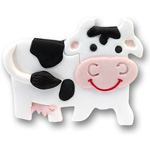 Cow Handmade Personalized Christmas Ornament