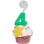 4th Year Cupcake<br>Photo/Place Card Holder