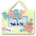 Baby Personalized Ornament Picture Frame