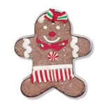 Gingerbread Ornament - Handmade Polymer Clay