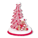 Gingerbread "Gingy" with Peppermint Tree