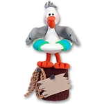Paco the Pelican Polymer Clay Personalized vacation Ornament