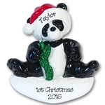 Panda Bear<br>RESIN Personalized Ornament