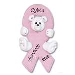 Polar Bear Breast Cancer MEMORIAL-survivor Pink Ribbon-Limited Edition