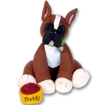 "Buddy" Boxer<br>Dog Ornament