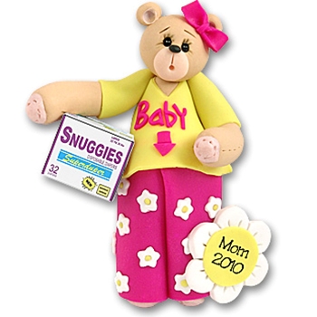 Belly Bear "Mom to Be" Pregnant Ornament