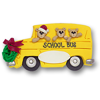 School Bus<br>Personalized Ornament