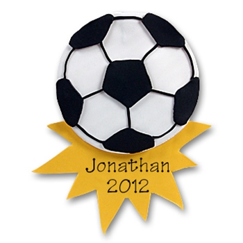 Soccer Ball<br>Personalized Ornament
