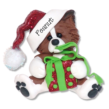 CUSTOM Puppy Dog Ornament from Photo