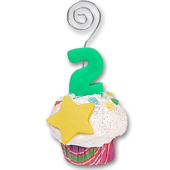 2nd Year Cupcake<br>Photo Holder/Place Card