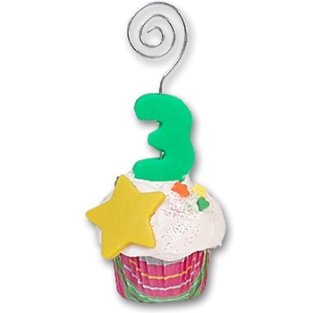 3rd Year Cupcake<br>Photo/Place Card Holder