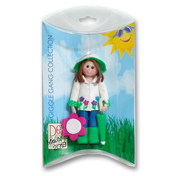 Rainy Day Girl Personalized Christmas Ornament in Custom Gift Box