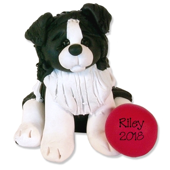 "Riley" The Border Collie Puppy Pal Ornament Limited Edition